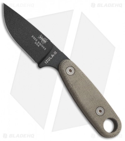 ESEE Knives Izula-II Tactical Gray Neck Knife + Kit Extras