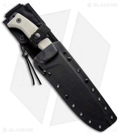 ESEE Junglas II Survival Fixed Blade Knife + Sheath (8.5" Black)