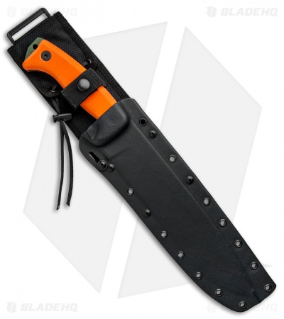 ESEE Junglas Survival Fixed Blade Knife Orange (10.4" OD Green)