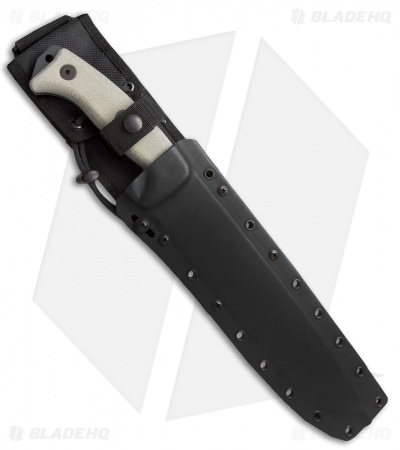 ESEE Junglas Survival Fixed Blade Knife + Sheath (10.5" Tactical Gray)