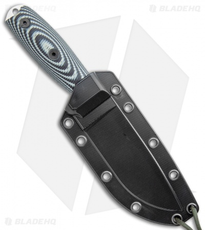 ESEE Knives ESEE-4 Fixed Blade Knife 3D Black/Gray G-10 (4.5" Stonewash S35VN)