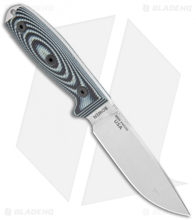 ESEE Knives ESEE-4 Fixed Blade Knife 3D Black/Gray G-10 (4.5" Stonewash S35VN)