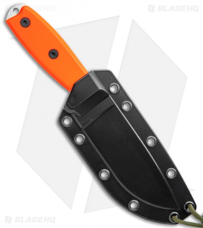 ESEE Knives ESEE-4 Fixed Blade Knife Orange G-10 (4.5" Stonewash S35VN)