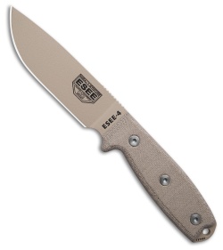 ESEE Knives ESEE-4P-DT Fixed Blade Knife (4.5
