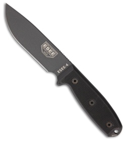 ESEE Knives ESEE-4P-TG-B Knife Black G-10 (4.5&quot; Gray) | 56134