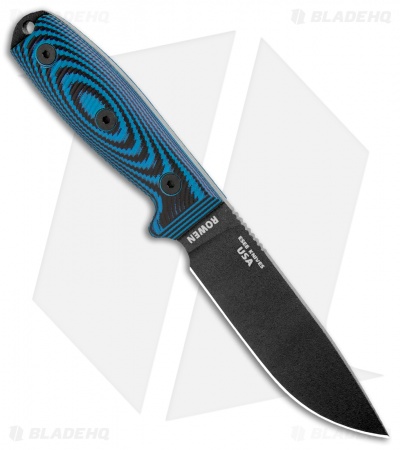 ESEE Knives ESEE 4 Fixed Blade Knife Blue/Black 3D G-10 (4.5