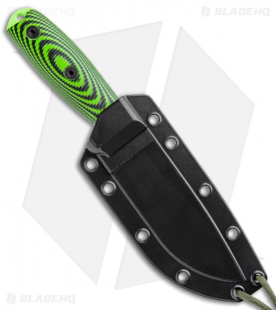 ESEE Knives ESEE-4PVG-007 Fixed Blade Knife Green / Black 3D G-10 (4.5" Green)