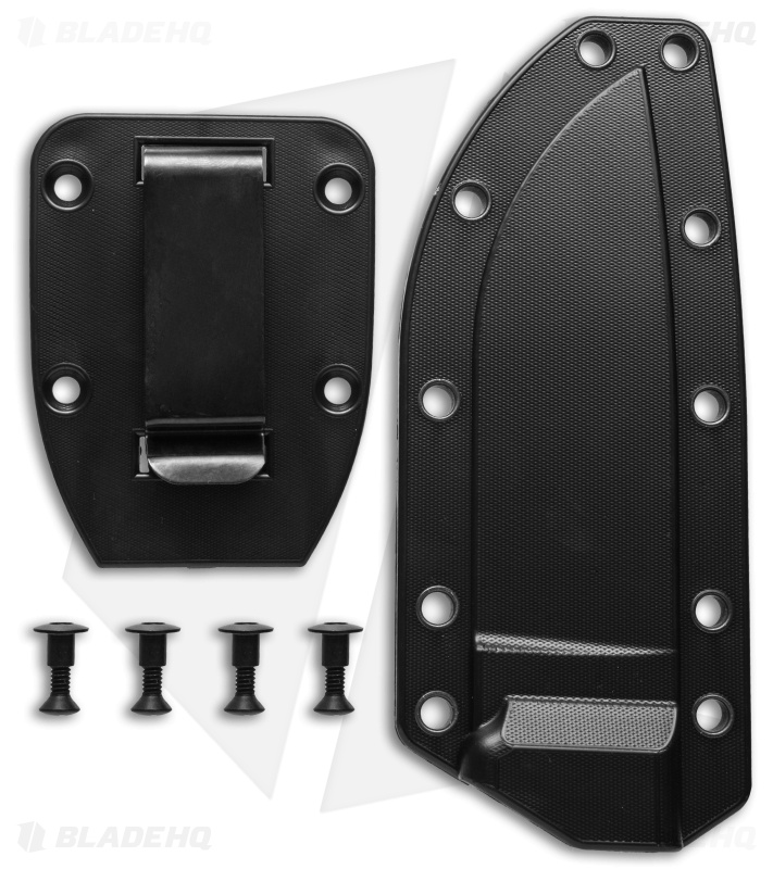 ESEE Knives ESEE-4 Molded Sheath + Clip Plate (Black)