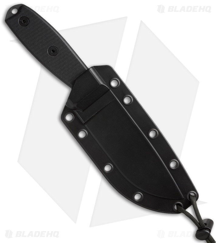 ESEE Knives ESEE-4P-CP-TG-B Clip Point Knife Black G-10 (4.5" Black)