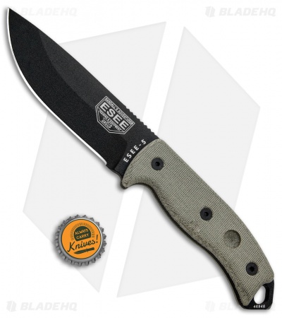 ESEE Knives ESEE-5P Knife (5.25" Black)