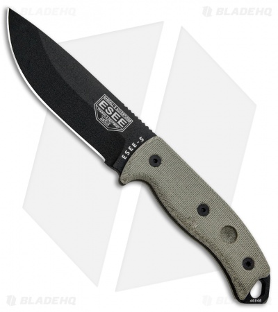 ESEE Knives ESEE-5P Knife (5.25" Black)