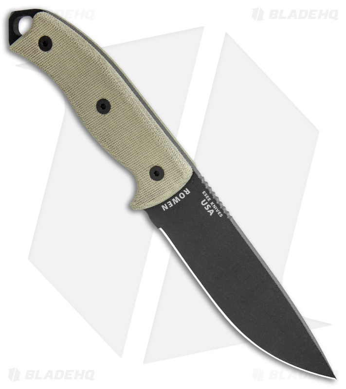 ESEE Knives ESEE-5P-KO-BK Fixed Blade Knife (5.25" Black) *No Sheathing*