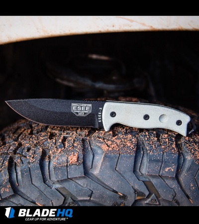 ESEE Knives ESEE-5P Knife (5.25" Black)