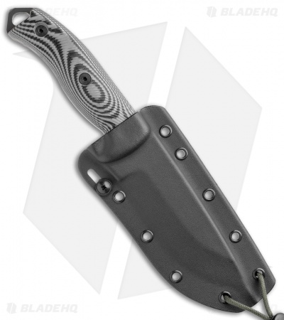 ESEE Knives ESEE-5PB-002 Fixed Blade Knife Gray/Black 3D G-10 (5.25" Black)