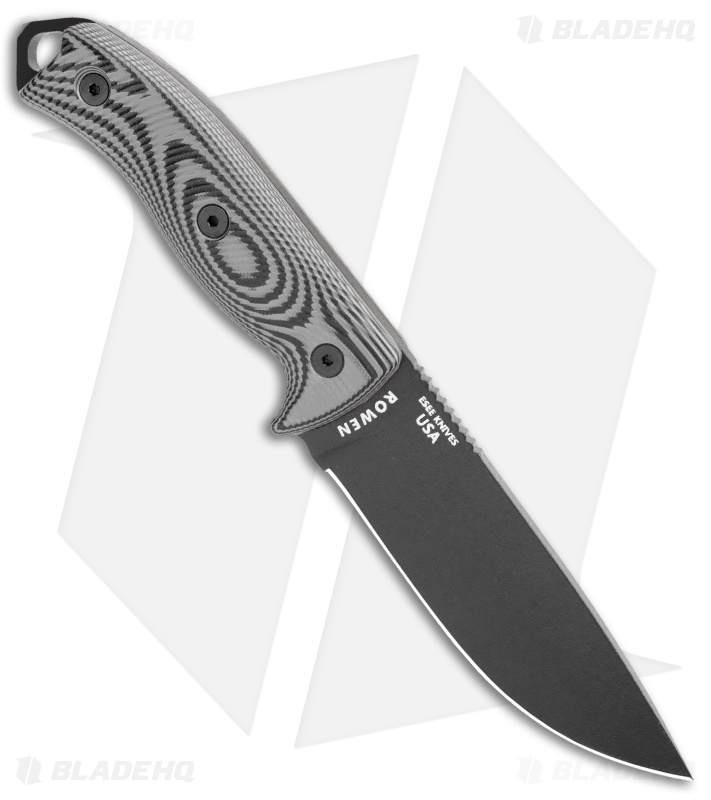 ESEE Knives ESEE-5PB-002 Fixed Blade Knife Gray/Black 3D G-10 (5.25" Black)