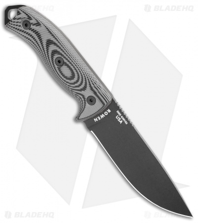 ESEE Knives ESEE-5PB-002 Fixed Blade Knife Gray/Black 3D G-10 (5.25" Black)