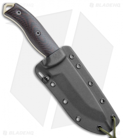 ESEE Knives ESEE-5PDT-004 Fixed Blade Knife Red/Black 3D G-10 (5.25" Desert Tan)