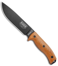 ESEE Knives ESEE-6PB-011 Fixed Blade Knife Natural 3D Micarta (6.5&quot; Black) | 116625