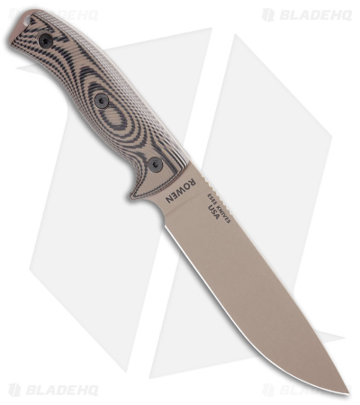 ESEE Knives ESEE-6PDT-005 Fixed Blade Knife Coyote/Black 3D G-10 (6.5" Tan)