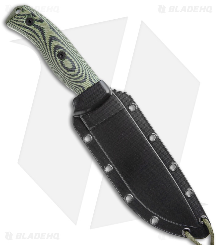 ESEE Knives ESEE-6POD-003 Fixed Blade Knife OD Green/Black 3d G-10 (6.5" OD)