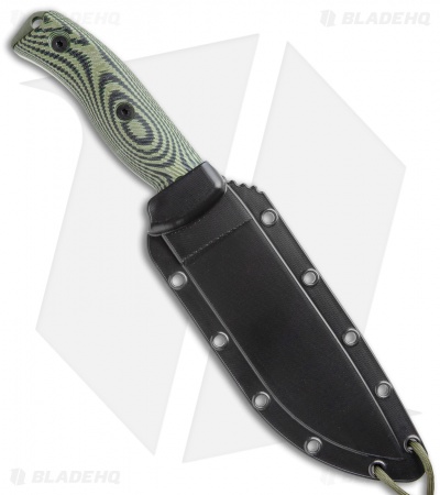 ESEE Knives ESEE-6POD-003 Fixed Blade Knife OD Green/Black 3d G-10 (6.5" OD)