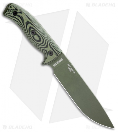 ESEE Knives ESEE-6POD-003 Fixed Blade Knife OD Green/Black 3d G-10 (6.5" OD)
