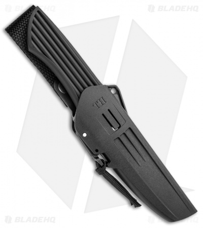Fallkniven Taiga Hunter 2 Fixed Blade Knife Black Thermorun (2.875" Satin)