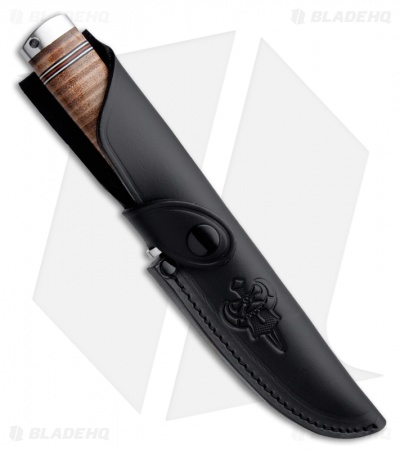 Fallkniven NL4 Northern Lights Frey Knife Leather Fixed Blade (5.25" Satin) Frej