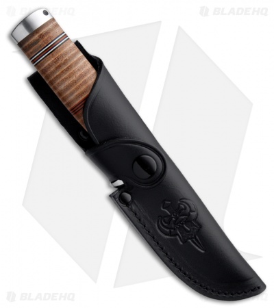 Fallkniven NL5 Northern Lights Idun Knife Leather Fixed Blade (4" Satin)
