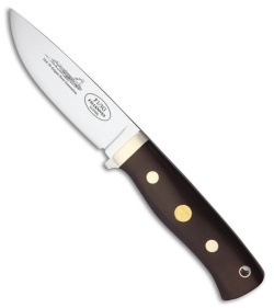 Fallkniven Knives F1 Pilot Fixed Blade Knife Red Micarta (3.75" Satin)