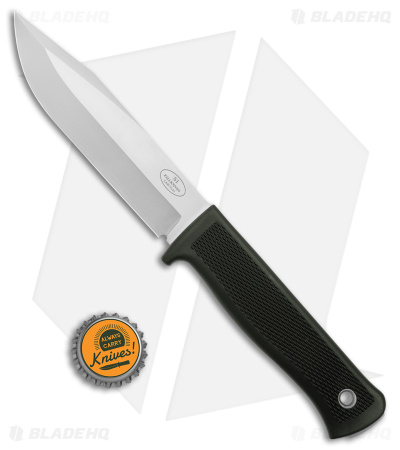 Fallkniven Knives S1 Forest Knife Black Thermorun  (5.1" Satin )