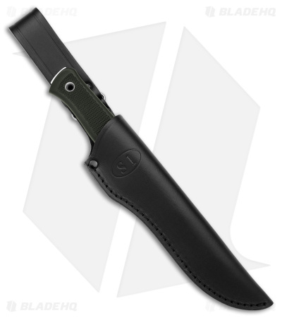 Fallkniven Knives S1 Forest Knife Black Thermorun  (5.1" Satin )
