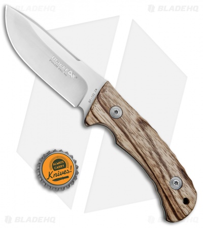 BlackFox 132ZW Fixed Blade Knife Zebra Wood (3.75" Satin)