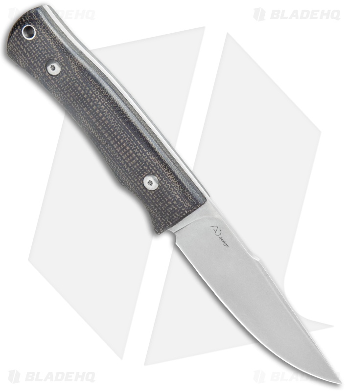 BlackFox Explorator | Fixed Blade Knife | Brown Linen Micarta