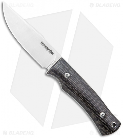 BlackFox Explorator | Fixed Blade Knife | Brown Linen Micarta