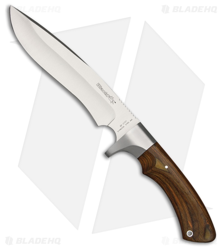 BlackFox Hunting Recurve Fixed Blade Knife Pakkawood (7.25 BlackFox Hunting Recurve Fixed Blade Knife Pakkawood (7.25