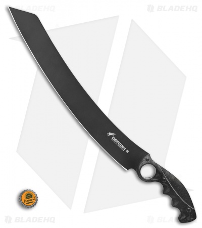 Fox Knives Defcon 5 Tango Machete Fixed Blade Knife (14" Black) D5-K013