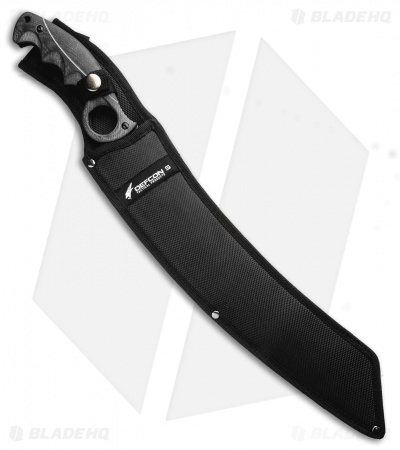 Fox Knives Defcon 5 Tango Machete Fixed Blade Knife (14" Black) D5-K013