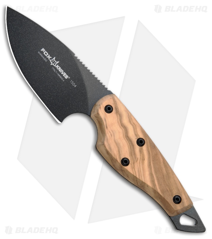 Fox Knives European Hunter Drop Point Olive Wood (3.375