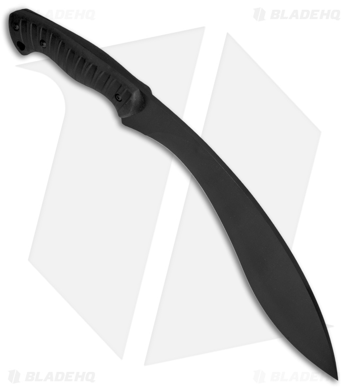Fox Knives Gurkha Kukri Machete Fixed Blade (13.75" Black) 660