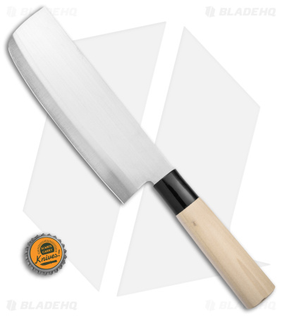 Fox Knives Nakiri Fixed Blade Knife Maple (6.75" Satin)