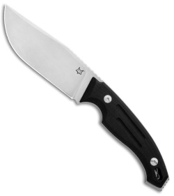 Fox Knives Octopus Vulgaris Fixed Blade Knife Black G-10  (4.3" Satin) FX-510