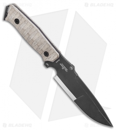 Fox Knives Sherpa Fixed Blade Knife Green Micarta (5.50" Two-Tone) FX-610