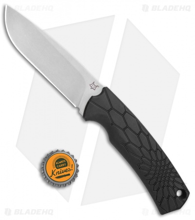 Fox Knives Vox Core Fixed Blade Knife Black (4.4" Stonewash)