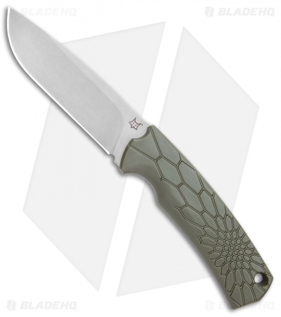 Fox Knives Vox Core Fixed Blade Knife OD Green (4.4" Stonewash)