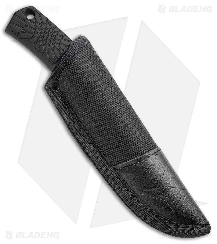 Fox Knives Vox Core Scandi Fixed Blade Knife Black (4" Satin) FX-606 