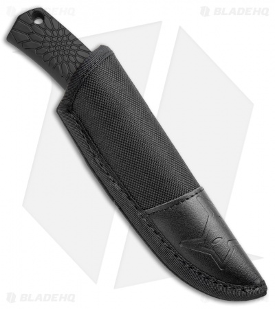 Fox Knives Vox Core Scandi Fixed Blade Knife Black (4" Satin) FX-606 
