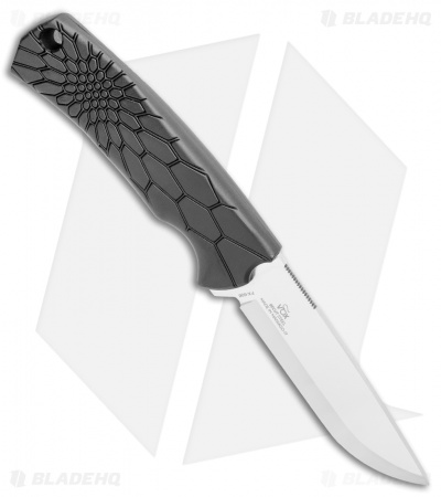 Fox Knives Vox Core Scandi Fixed Blade Knife Black (4" Satin) FX-606 