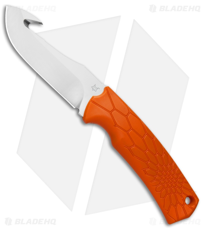 Fox Knives Vox Core Scandi Fixed Blade Knife Orange (4" Satin) 02FX734