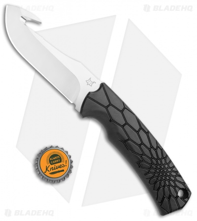 Fox Knives Vox Core Skinner Fixed Blade Knife Black (4" Satin) 02FX733